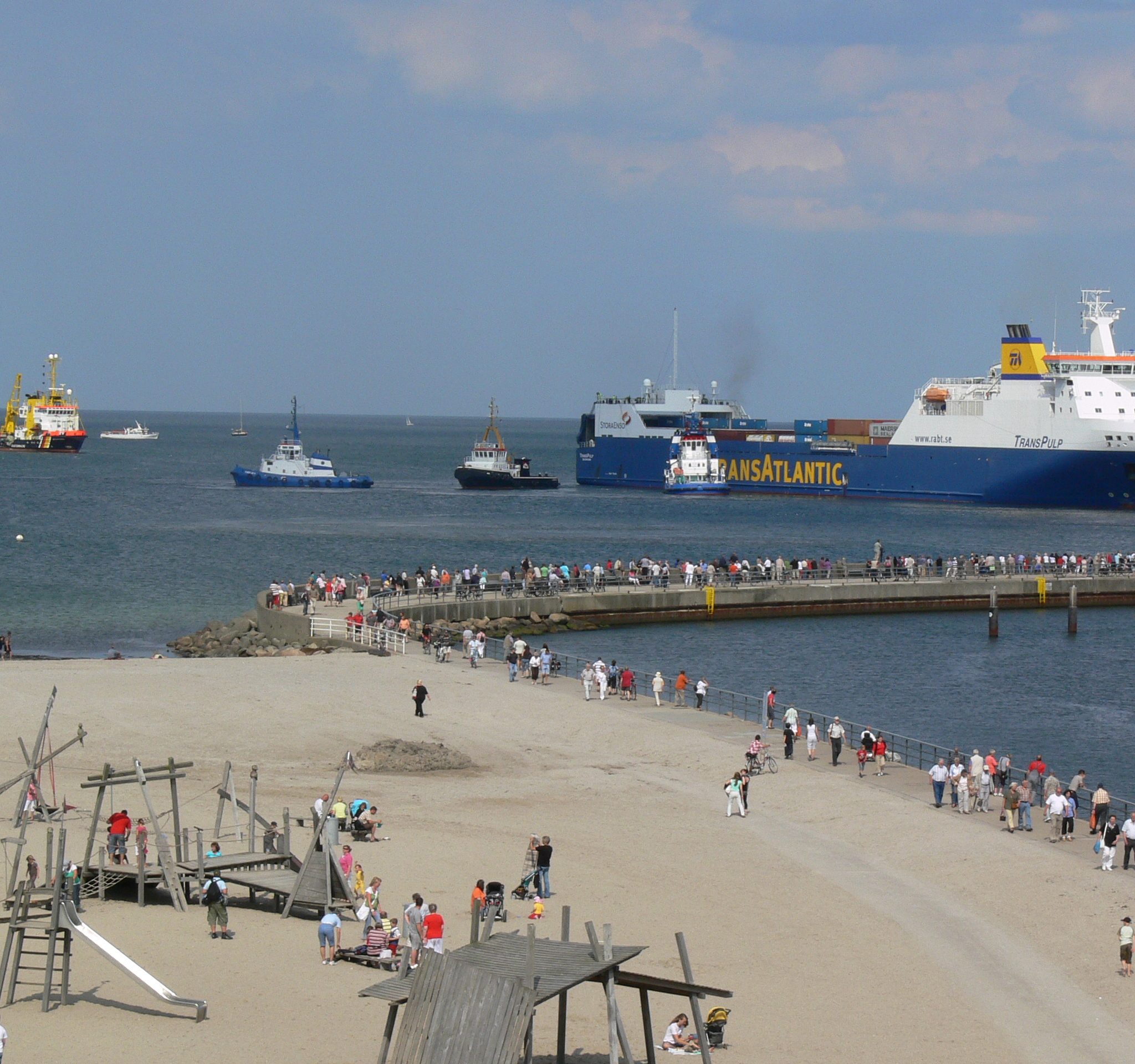 Transpulp blokkeert grootste Duitse veerhaven