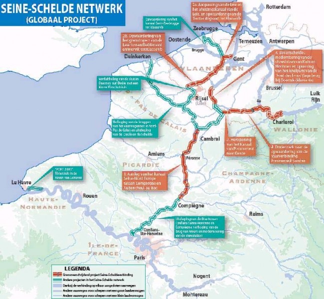 Oprichting Intergouvernementele Seine-Schelde Commissie 