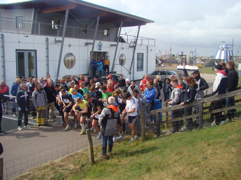Start halve marathon op Texel