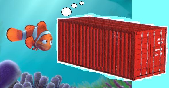Nemo vindt container