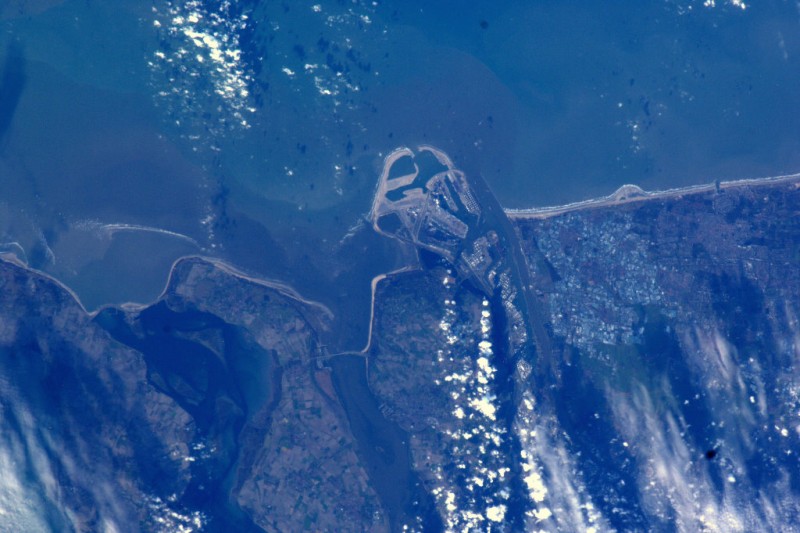 Ruimtefoto Tweede Maasvlakte