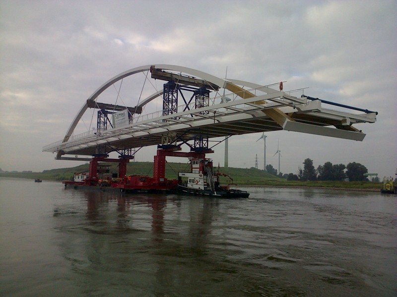 Brug Twentekanaal onderweg