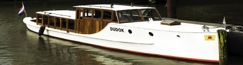Klassieke salonboot Dudok voor Gorinchem