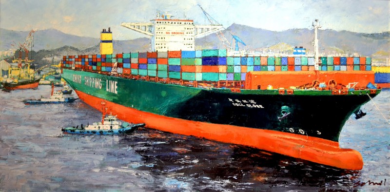 China brengt schip van 19.000 teu in de vaart