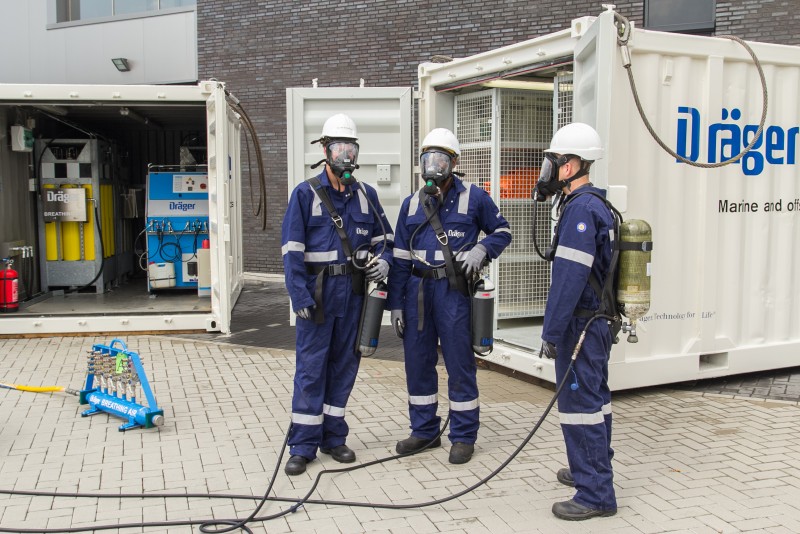 Dräger breidt servicenetwerk uit voor platformen op Noordzee