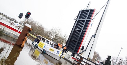 Ophaalbrug Wilhelminakanaal Tilburg in 2 maanden vervangen