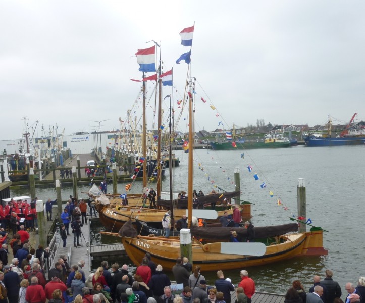 Oudste vissersschip terug in Den Oever
