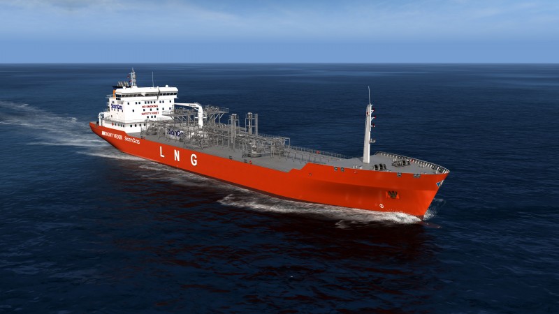 Nieuwe tanker Anthony Veder op LNG boil-off