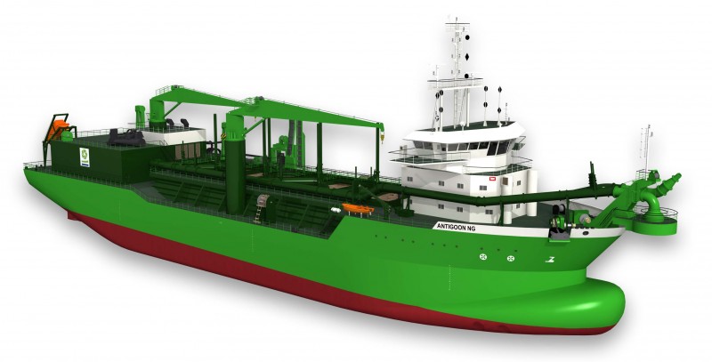 Wärtsilä dual-fuel voor eerste baggerschip op LNG