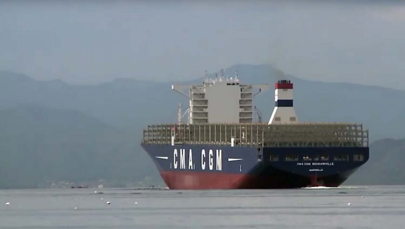 Bougainville vierde megacontainerschip voor CMA CGM (video)