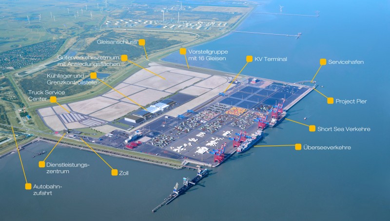 Jade Weser Port: Onbereikbare bron van lading