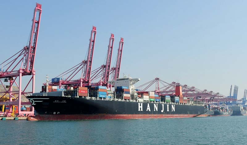 Hanjin beste containerrederij