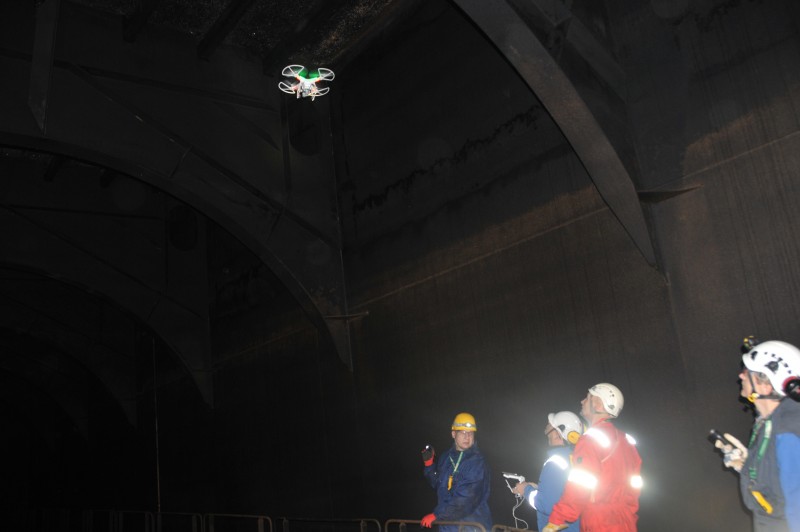 DNV GL gebruikt drone voor inspectie schepen