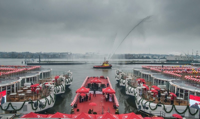 Viking River Cruises doopt zes nieuwe schepen (video)