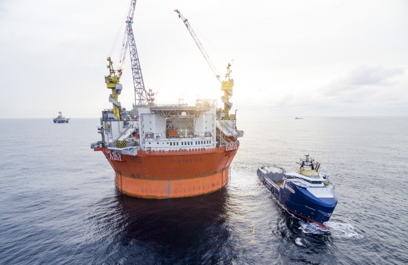 Eerste olie uit Goliat-veld in Barentszee