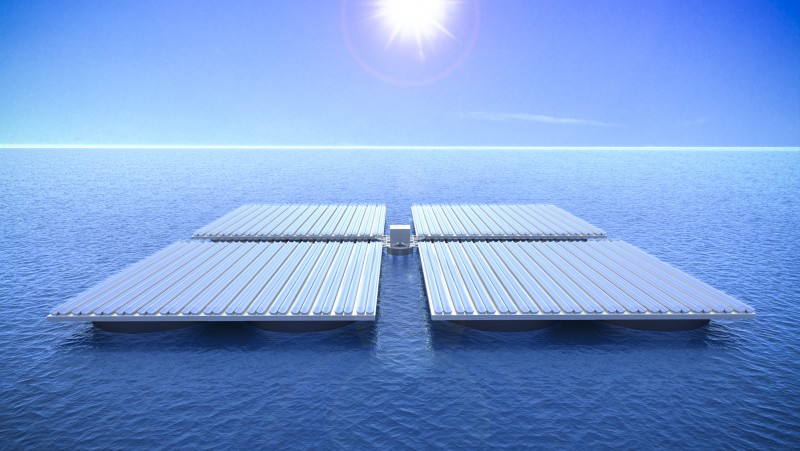 Heliofloat maakt grote velden zonnepanelen op zee mogelijk