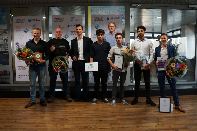 Trotse winnaars op derde editie Rotterdams Havenevenement