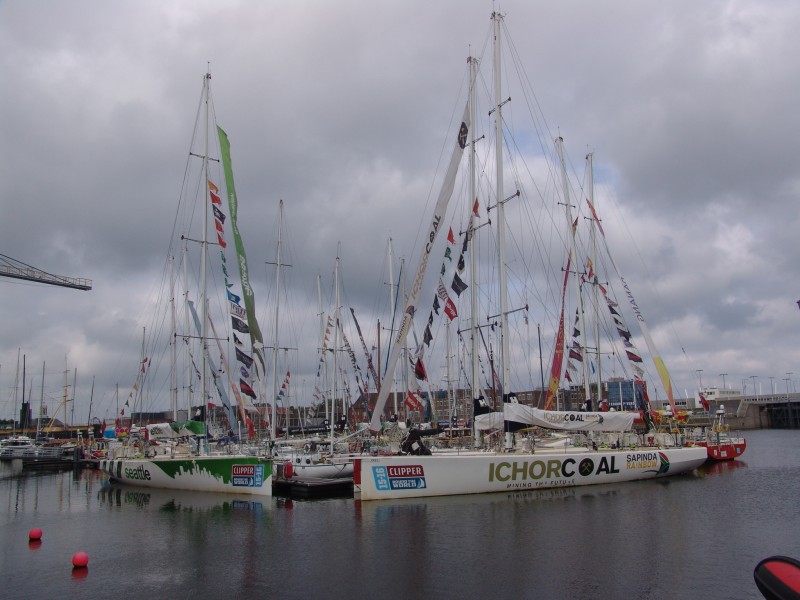 Clipper Race-vloot in Den Helder