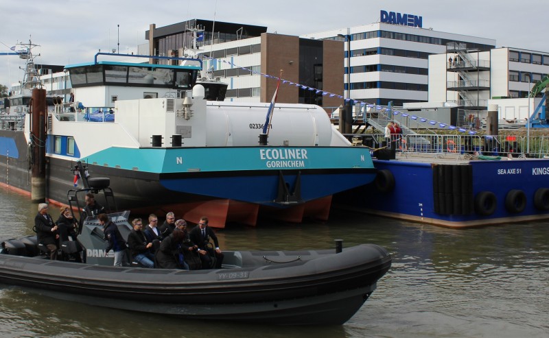 Veel belangstelling voor Ecoliner op Workboat Festival Damen
