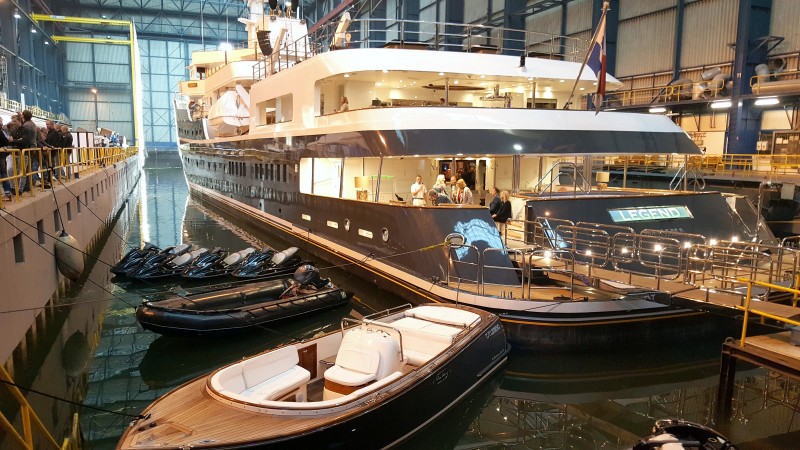 Superjacht Legend profiteert van opleving luxecharters