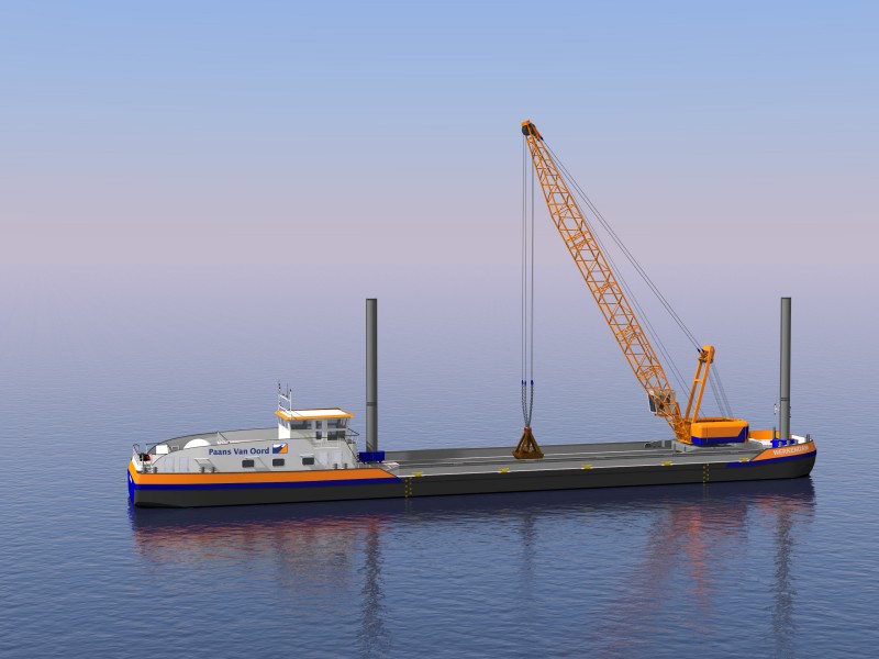 Van Oord bestelt eerste LNG-aangedreven kraanschip 