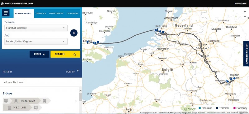 ‘Navigate’ routeplanner verbindt wereldwijd via haven Rotterdam
