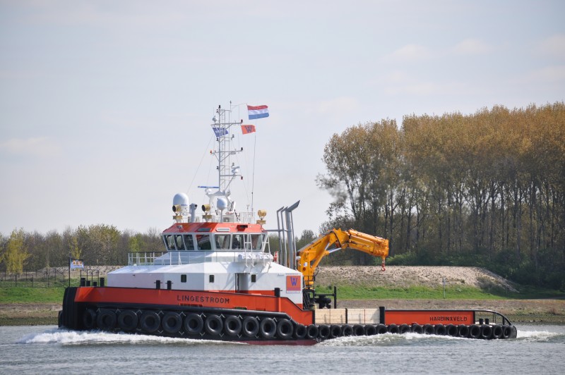 Nieuwe sleepboot Van Wijngaarden