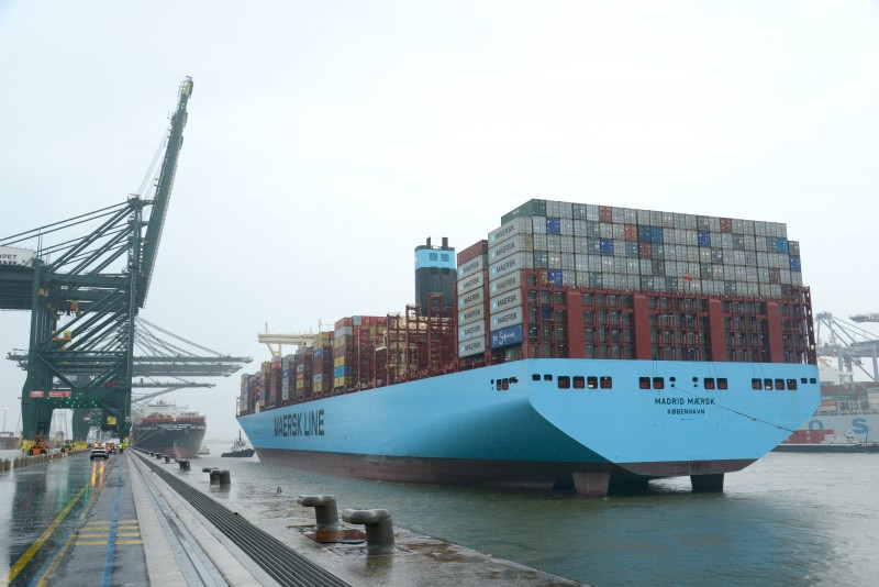 Aanloop Madrid Maersk breekt nieuw Antwerps nieuw record