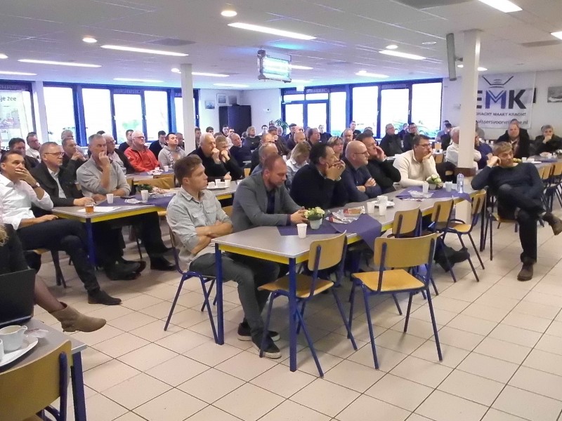 EMK-vergadering brengt 150 vissers bijeen op Urk