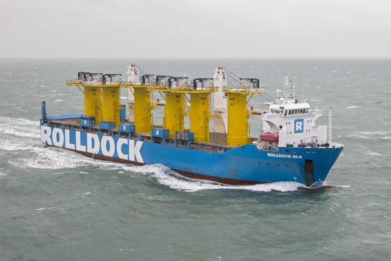RollDock vervoert windturbinedelen