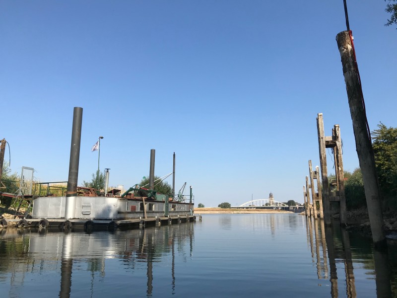 Droogte: Deventer haven voorlopig op slot