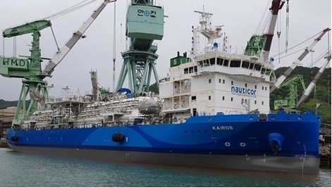 Ballastloos LNG-bunkerschip Kairos nog dit jaar in Baltische zee