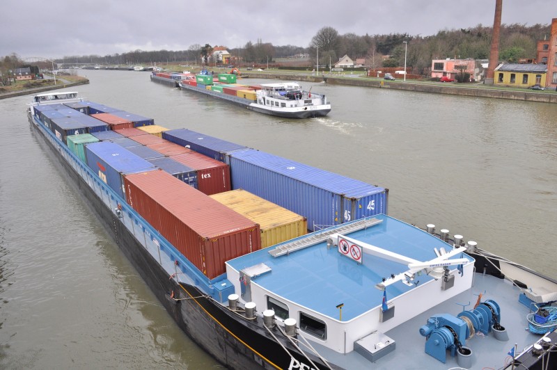 Binnenvaart in Vlaanderen breekt opnieuw records