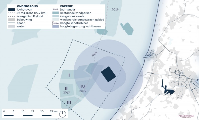 Schaarse ruimte uitdaging voor Schiphol op Noordzee