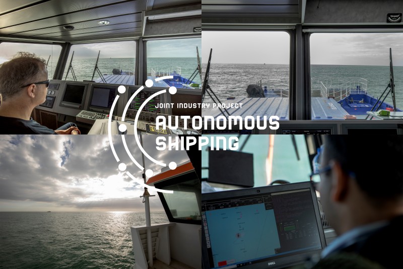 Eerste proeven met autonoom varen op de Noordzee
