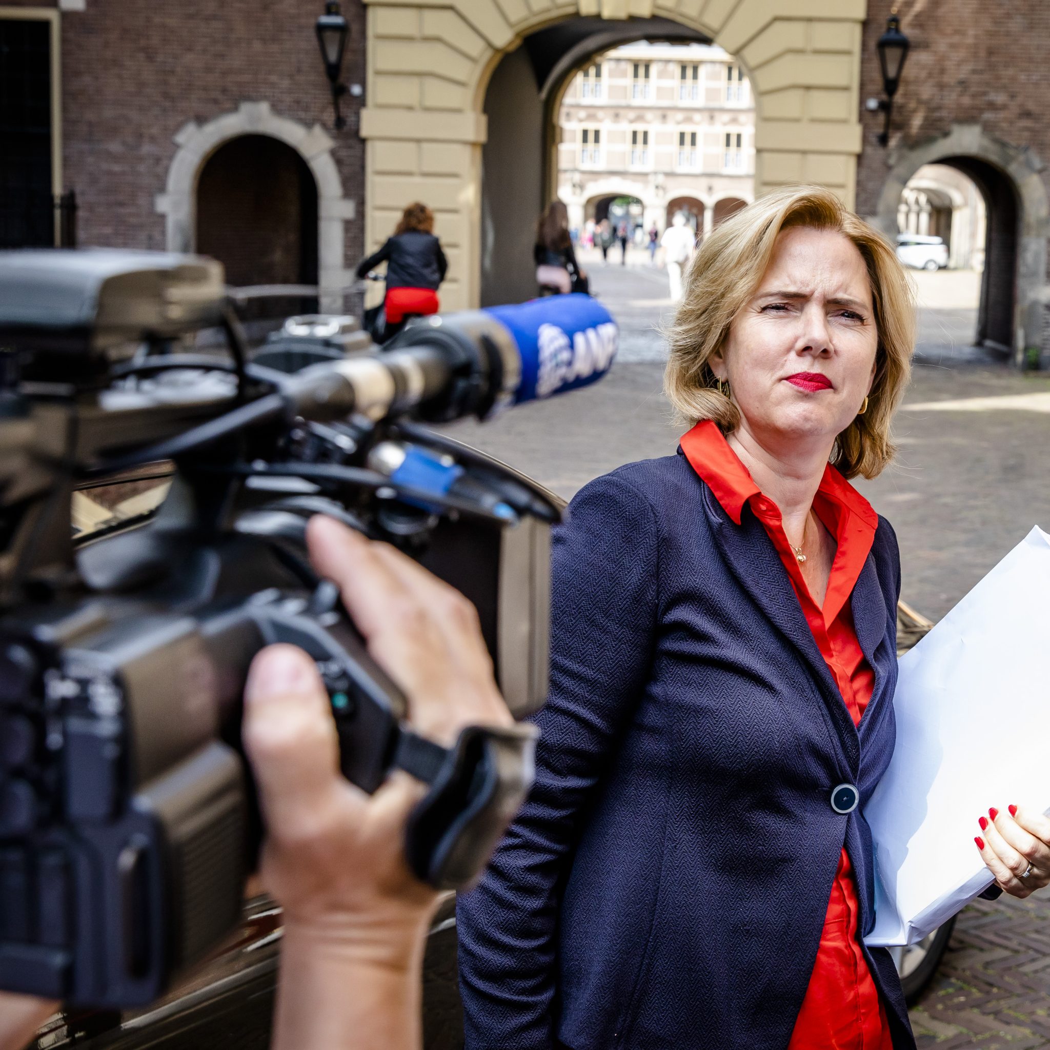 Cora van Nieuwenhuizen meldt zich als opvolger van Mark Rutte. (Foto ANP / Bart Maat)