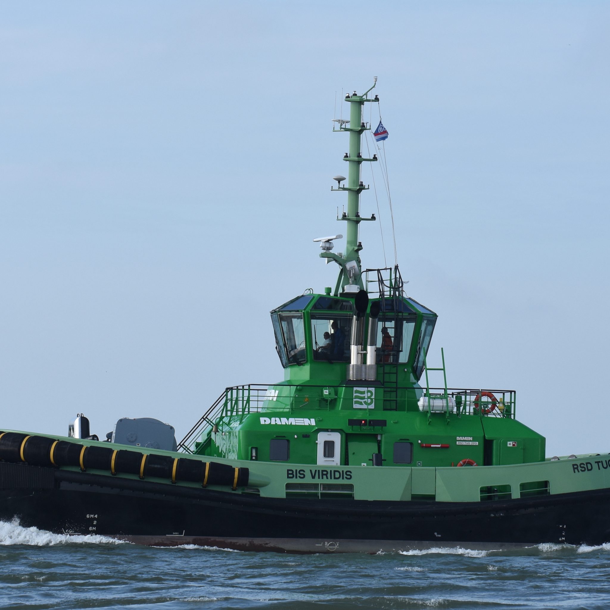 Damen gaat een elektrisch aangedreven versie van dit type sleepboot aan Auckland leveren. (Foto PAS Publicaties)
