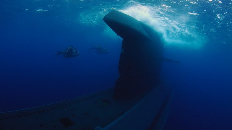 De onderzeeboot Zr. Ms Dolfijn. (Foto: Defensie)