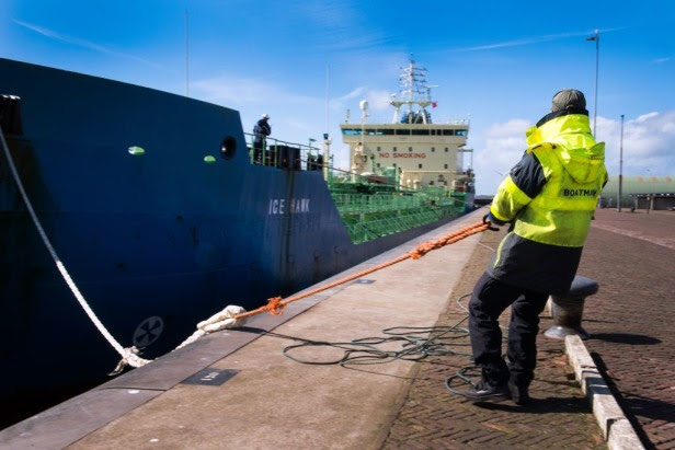 De overslag in containers daalde met 31,6%. (Foto Port of Amsterdam)