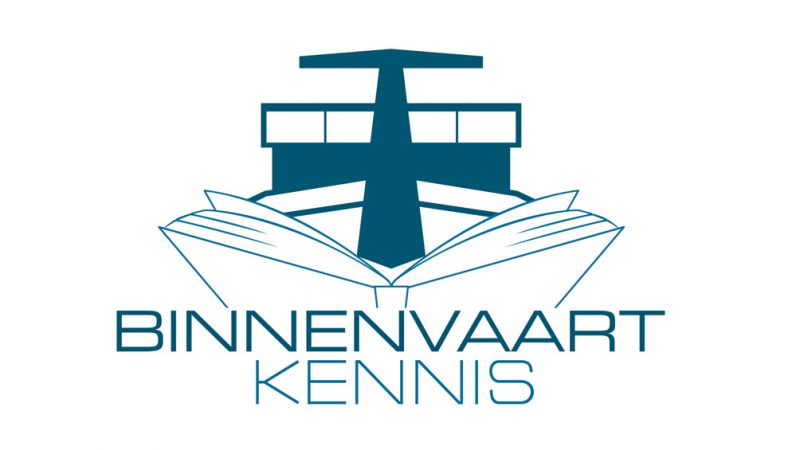 Het logo van Binnenvaart Kennis. (Beeld Binnenvaart Kennis)