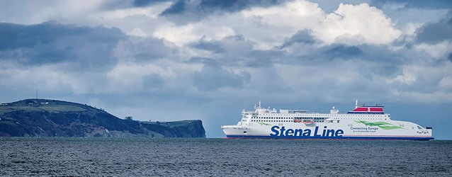 De Stena Edda vaart dagelijks tussen Belfast en Liverpool. (Foto Stena Line)