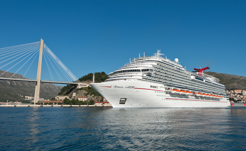 Carnival Horizon in betere tijden (Foto: Andy Newman/Carnival Cruise Line/HO)