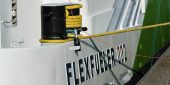 De FlexFueler 002 wordt gedoopt in de haven van Antwerpen (Foto Port of Antwerp)
