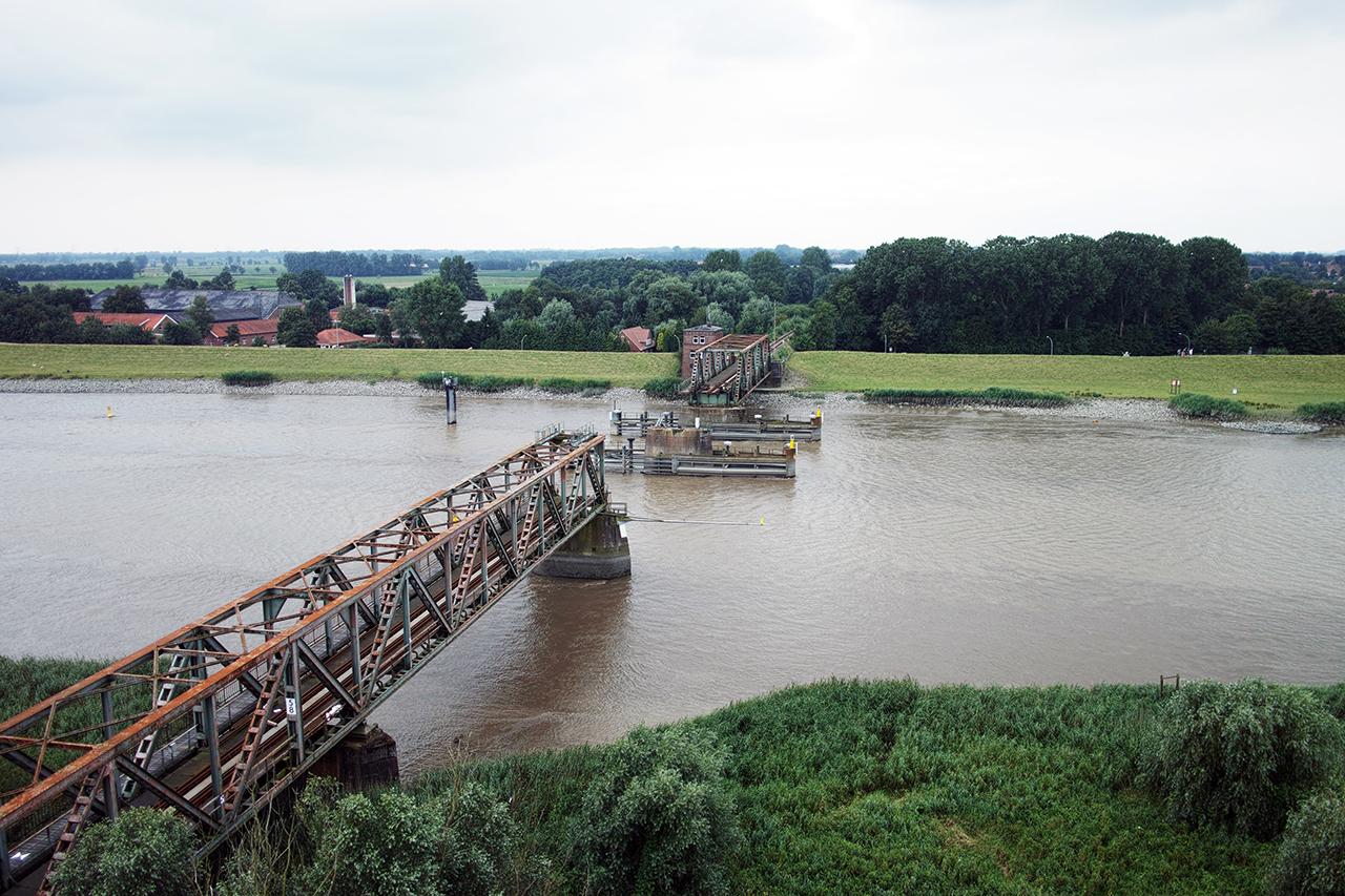 Oplopende kosten en een watersnoodramp: de bouw van de nieuwe brug wordt geteisterd door problemen. (Foto Drecoll Ingenieure)