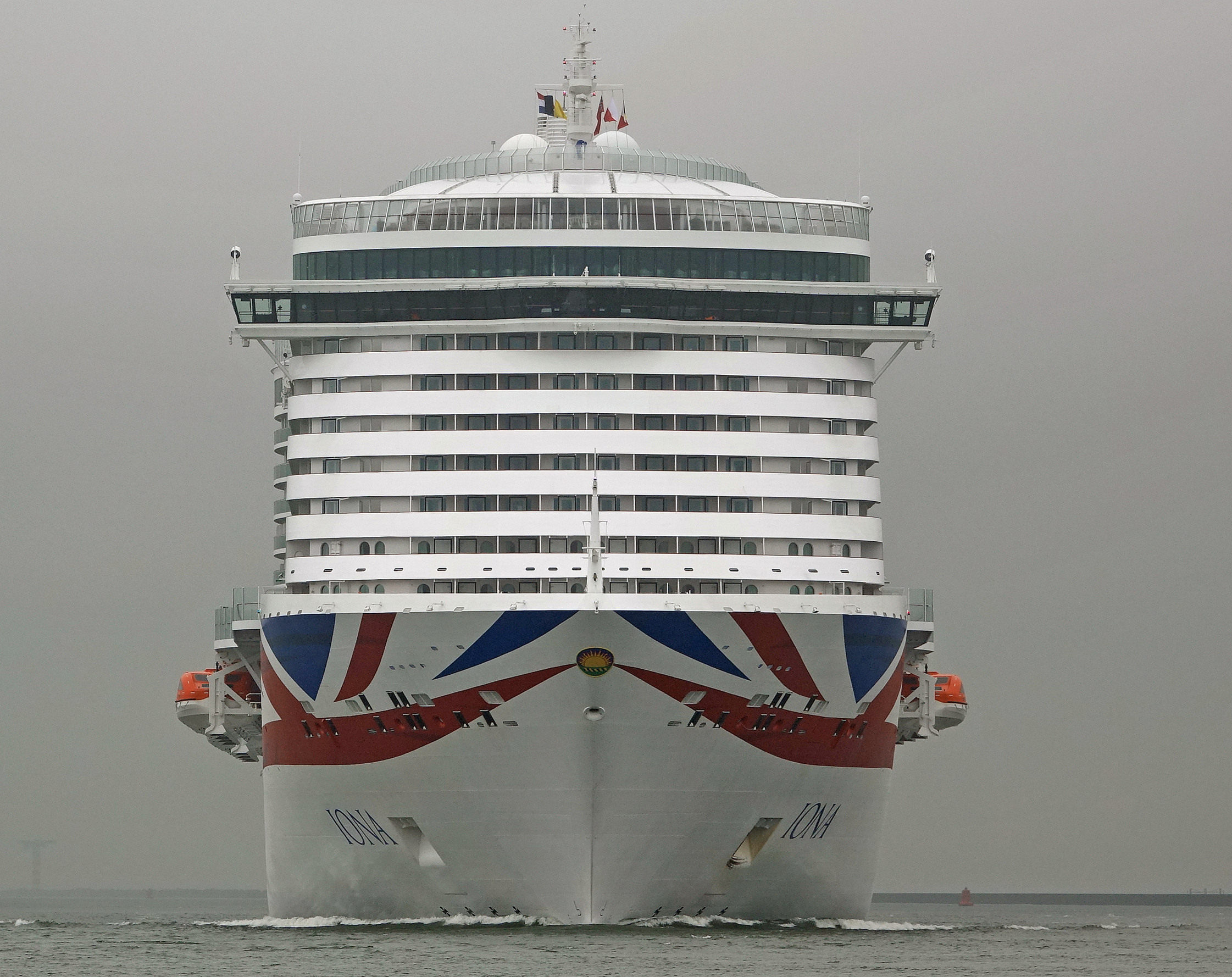 Volgens P&O is het niet alleen het grootste Britse cruiseschip, maar ook de schoonste. (Foto Wikimedia)