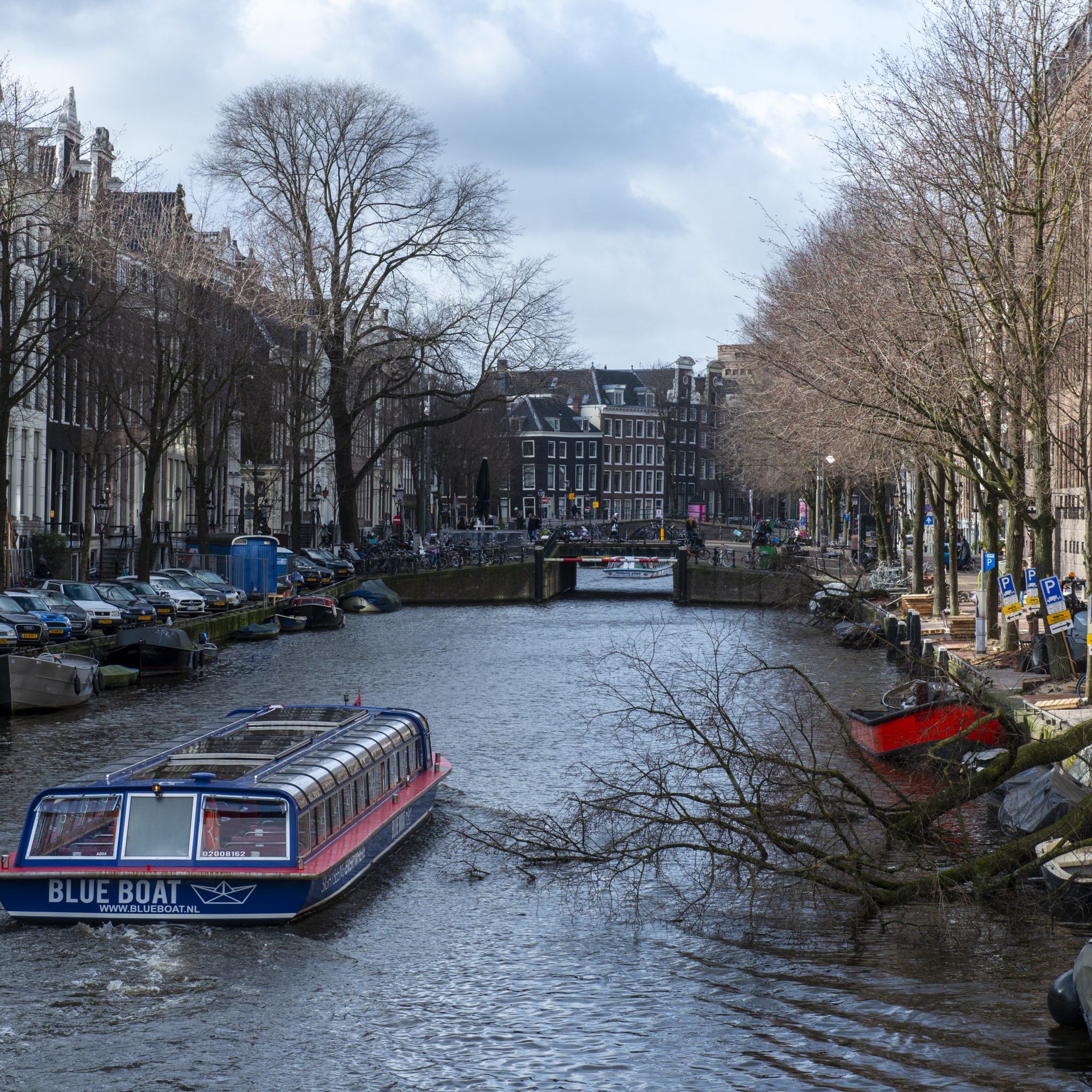 Het college en de gemeenteraad van Amsterdam vinden dat het te druk is in de Amsterdamse binnenstad. (Foto ANP)