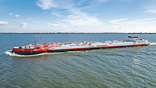Zusterschip GAS 94 in de vaart. (Foto HGK Shipping)