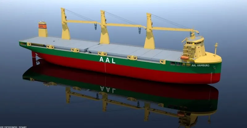 Zo gaan de schepen van AAL Shipping Super B-klasse eruit zien. (Illustratie AAL)