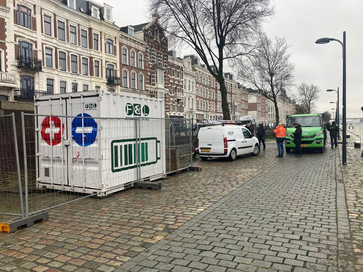Een effectief vier keer weg te verspillen Proef met gratis extra krachtige walstroom voor binnenvaart in Rotterdam |  Schuttevaer.nl