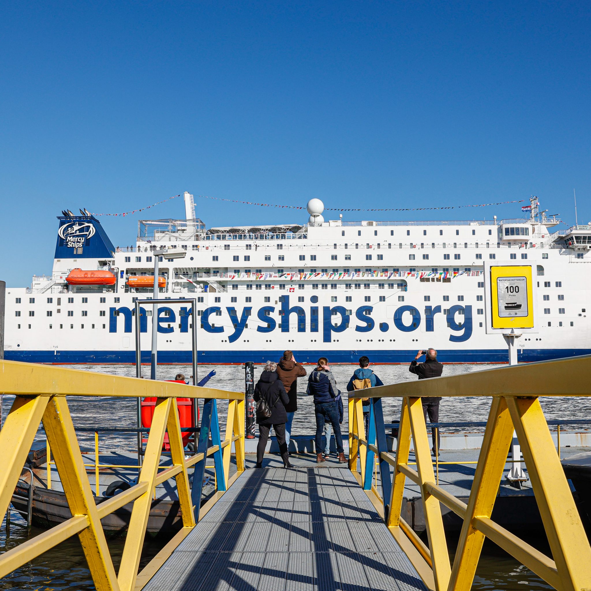 Global Mercy is 174 meter lang. (Foto Mercy Ships)